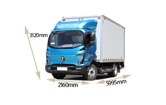 2024 FEIDIEカーズ EW5 3人座電動バン 8T トラック 革の座席と290kmの範囲